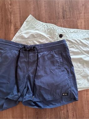 Women’s Pelagic Blue Swim Trunks - Fishing Shorts, Swim Shorts Women